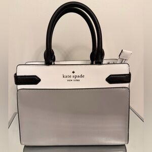 Kate Spade Staci Colorblock Medium Satchel - Nimbus Grey Multi